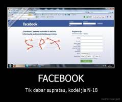 FACEBOOK -  Tik dabar supratau, kodėl jis N-18
