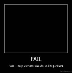 FAIL - FAIL - Kaip vienam skauda, o kiti juokiasi.