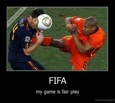FIFA - my game is fair play