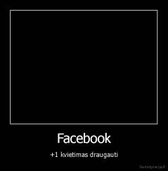 Facebook - +1 kvietimas draugauti