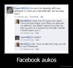 Facebook aukos - 