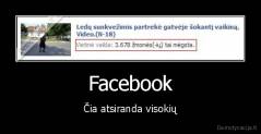 Facebook - Čia atsiranda visokių