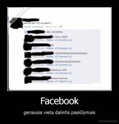 Facebook - geriausia vieta dalintis pasiūlymais