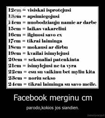 Facebook merginu cm - parodo,kokios jos siandien.