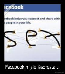 Facebook mįslė išspręsta... - 