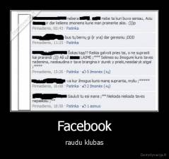 Facebook - raudu klubas