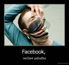 Facebook,  - verčiant pažodžiui