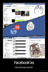 Facebook'as - Demotivuoja lankytis