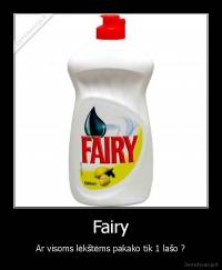 Fairy - Ar visoms lėkštėms pakako tik 1 lašo ?