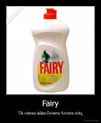 Fairy - Tik vienas lašas-Dviems furoms indų