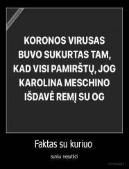 Faktas su kuriuo  - sunku nesutikti