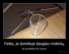 Fizika, ja domėtųsi daugiau mokinių, - jei ją pateiktų kitu kampu