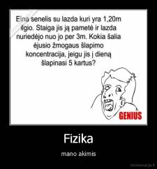 Fizika - mano akimis