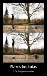 Fizikos institutas - O čia, baigiamasis darbas