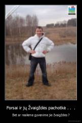 Forsai ir jų Žvaigždės pachotkė . .  . - Bet ar realeme gyvenime jie žvaigždės ?