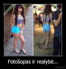 Fotošopas ir realybė... - 