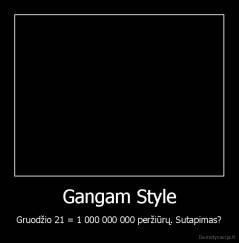 Gangam Style - Gruodžio 21 = 1 000 000 000 peržiūrų. Sutapimas?
