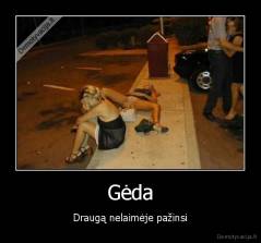 Gėda - Draugą nelaimėje pažinsi