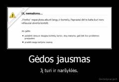 Gėdos jausmas - Jį turi ir naršyklės.