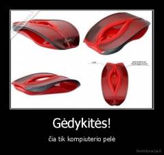 Gėdykitės! - čia tik kompiuterio pelė