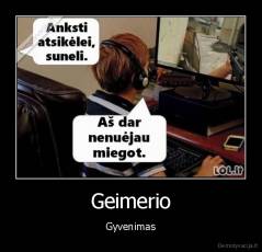 Geimerio - Gyvenimas