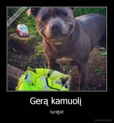 Gerą kamuolį  - turėjot