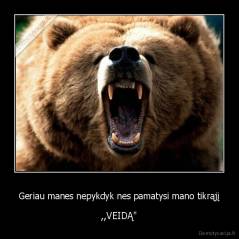 Geriau manes nepykdyk nes pamatysi mano tikrąjį - ,,VEIDĄ"