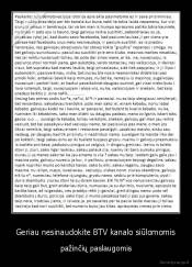 Geriau nesinaudokite BTV kanalo siūlomomis - pažinčių paslaugomis