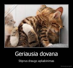 Geriausia dovana - Stiprus draugo apkabinimas