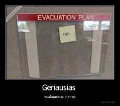 Geriausias  - evakuacinis planas