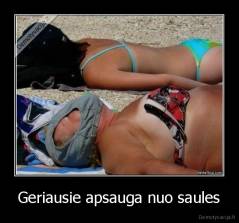 Geriausie apsauga nuo saules - 