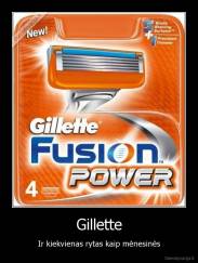 Gillette - Ir kiekvienas rytas kaip mėnesinės