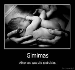 Gimimas - Aštuntas pasaulio stebuklas