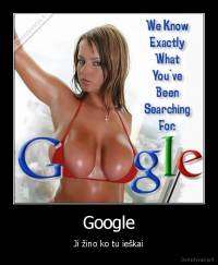 Google - Ji žino ko tu ieškai