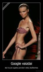 Google vaizdai - stai ka jie sugeba parodyti vietoj skalbenkes