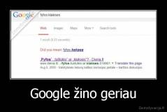 Google žino geriau - 
