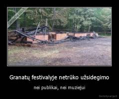 Granatų festivalyje netrūko užsidegimo - nei publikai, nei muziejui