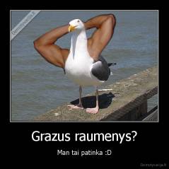 Grazus raumenys? - Man tai patinka :D