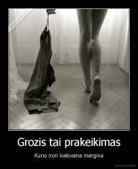 Grozis tai prakeikimas - Kurio nori kiekviena mergina