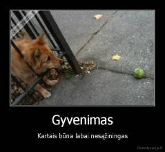 Gyvenimas - Kartais būna labai nesąžiningas