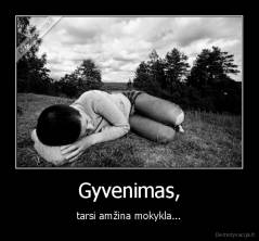 Gyvenimas, - tarsi amžina mokykla...