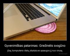 Gyvenimiškas patarimas: Griežinėlis svogūno - jūsų kompiuterio diskų skaitytuve apsaugos jį nuo virusų