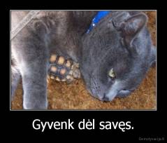 Gyvenk dėl savęs. - 