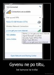 Gyvenu ne po tiltu, - bet kaimynai tai trolliai