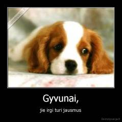 Gyvunai, - jie irgi turi jausmus