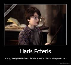 Haris Poteris - Per jy, puse pasaulio vaiku dauzesi y King's Cross stoties pertvaras.