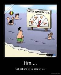 Hm.... - Gal pabandyti ja pasukti ???