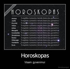 Horoskopas - Visam gyvenimui