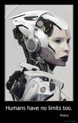 Humans have no limits too. -                                                      -Robot.