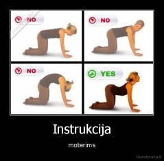 Instrukcija - moterims